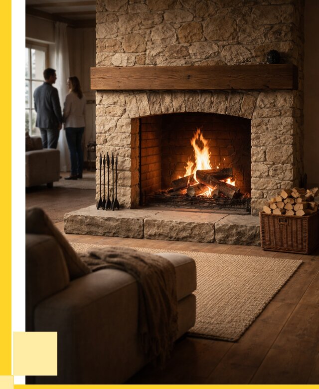 Открытые камины под ключ в Бирске от 155910 р. ЭриданБрк