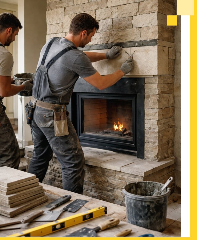 Проектирование и установка открытых каминов в Бирске