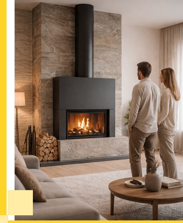 Закрытые камины под ключ в Бирске от 124728 р., ЭриданБрк