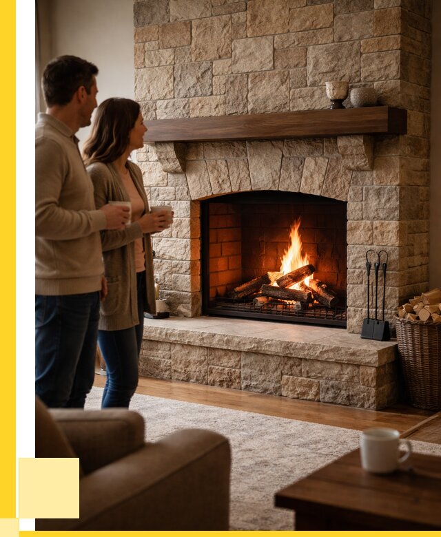 Каменные камины на заказ в Бирске от 187092 р. | ЭриданБрк