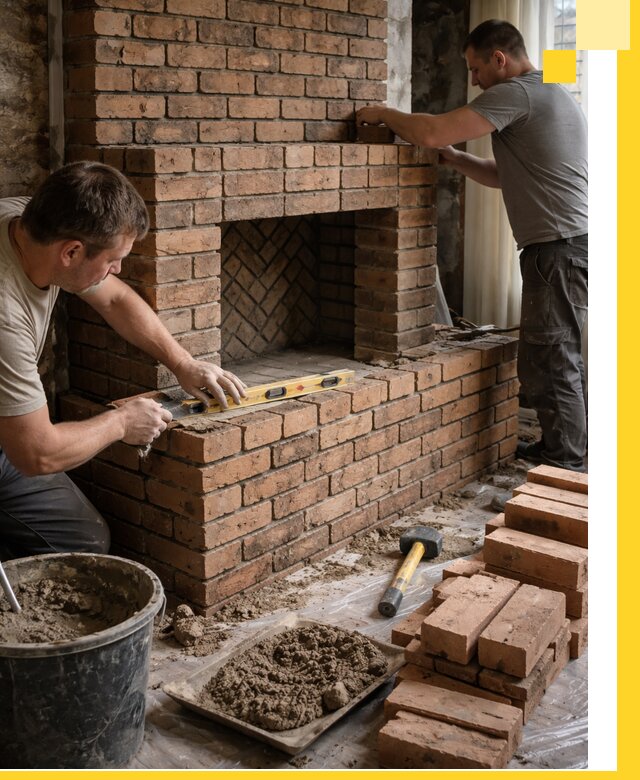 Изготовление и установка кирпичных каминов в Бирске