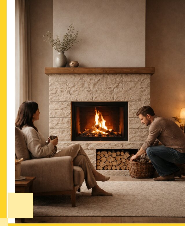 Камины для дома в Бирске под ключ от 155910 р. | ЭриданБрк