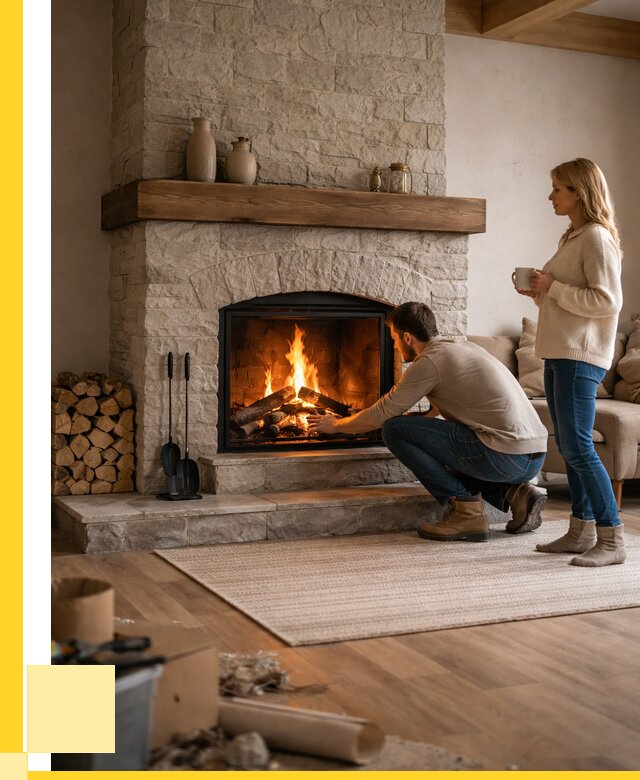 Камины для загородного дома в Бирске от 363790 р., ЭриданБрк