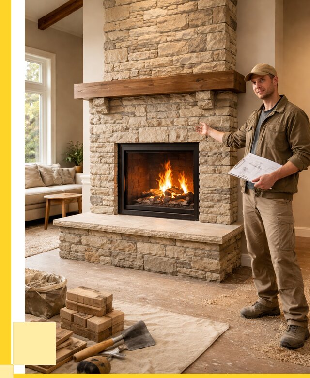 Камины под ключ в Бирске от 187092 р. | ЭриданБрк — установка