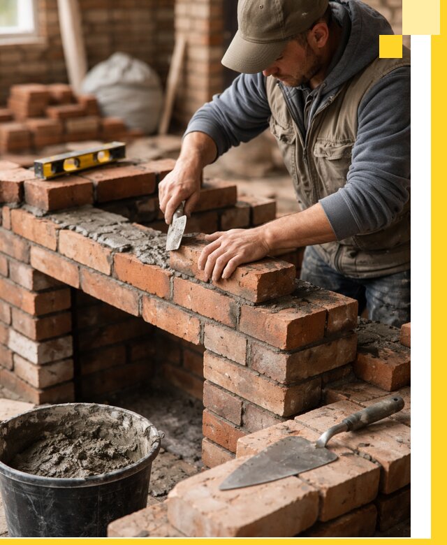 Кладка каминов под ключ в Бирске профессиональная отделка и монтаж