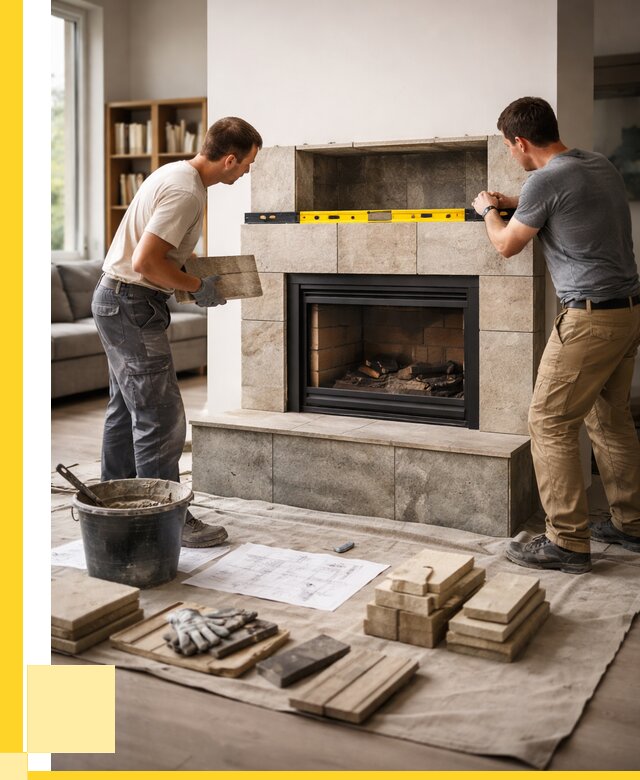 Монтаж каминов и установка в Бирске от 46773 р. | ЭриданБрк