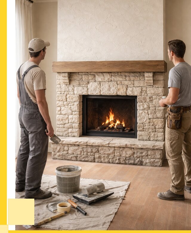 Отделка каминов в Бирске от 6756 р. под ключ | ЭриданБрк