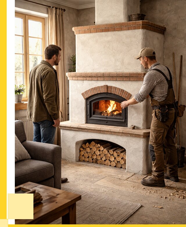 Печи камины в Бирске: кирпичные, изразцовые от 62364 р. | ЭриданБрк