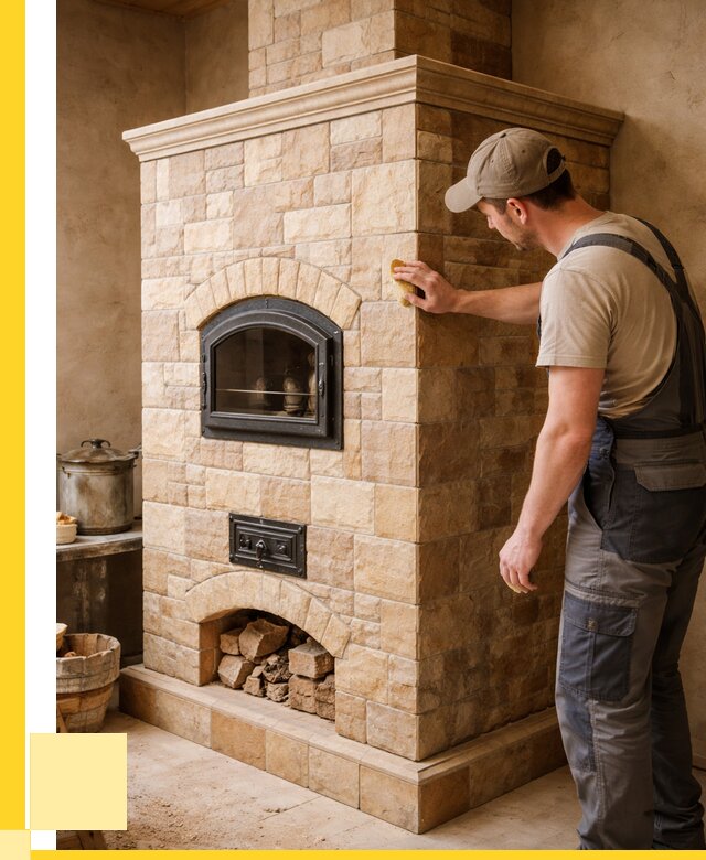 Облицовка печей в Бирске от 4677 р. под ключ | ЭриданБрк