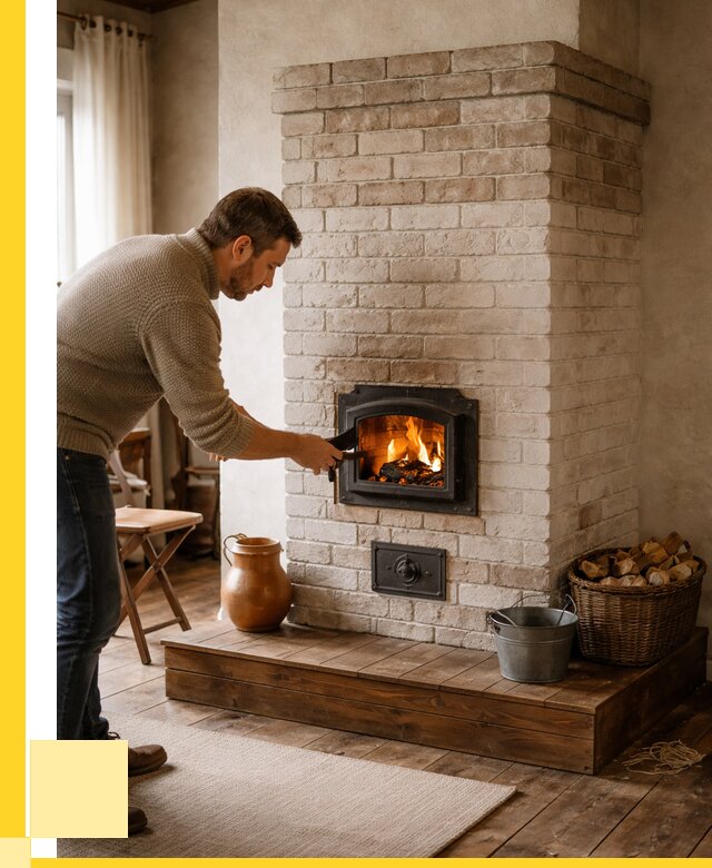 Печь голландка из кирпича в Бирске от 88349 р. | ЭриданБрк