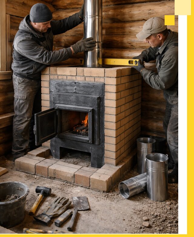 Проектирование, изготовление и установка банных печей в Бирске