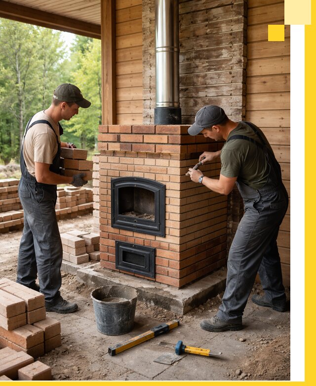Производство и установка дачных печей под ключ в Бирске