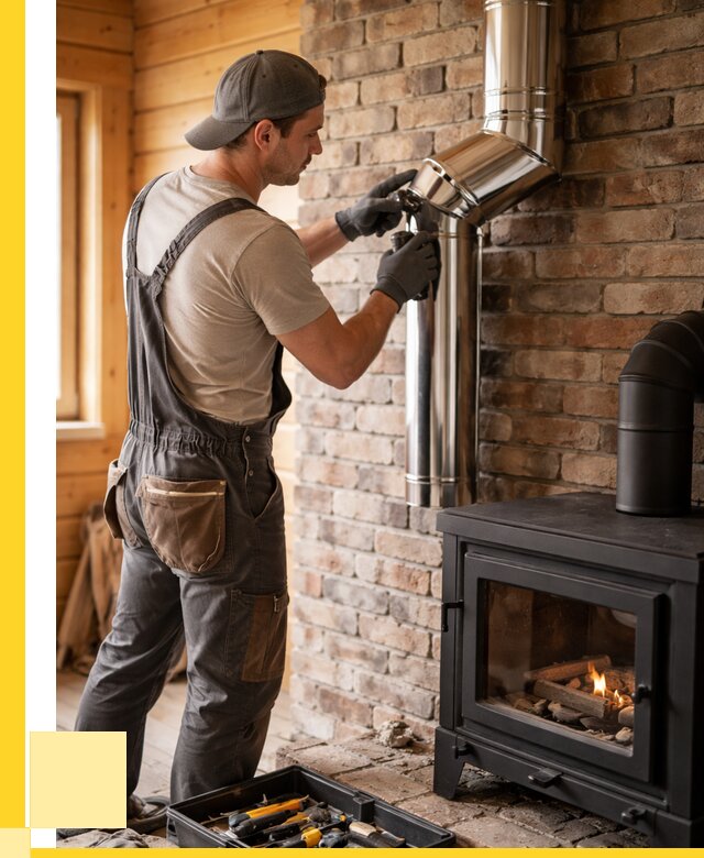 Монтаж дымоходов для печей в Бирске от 7796 р. | ЭриданБрк