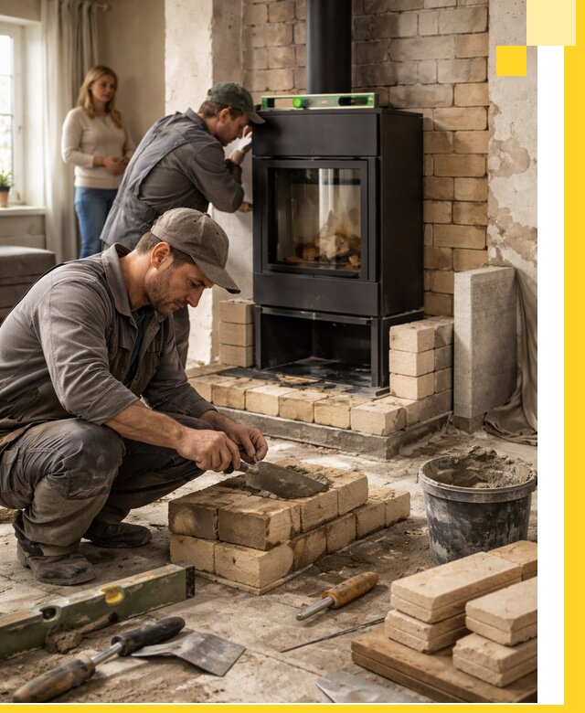 Печи и камины под ключ: проект, установка в Бирске