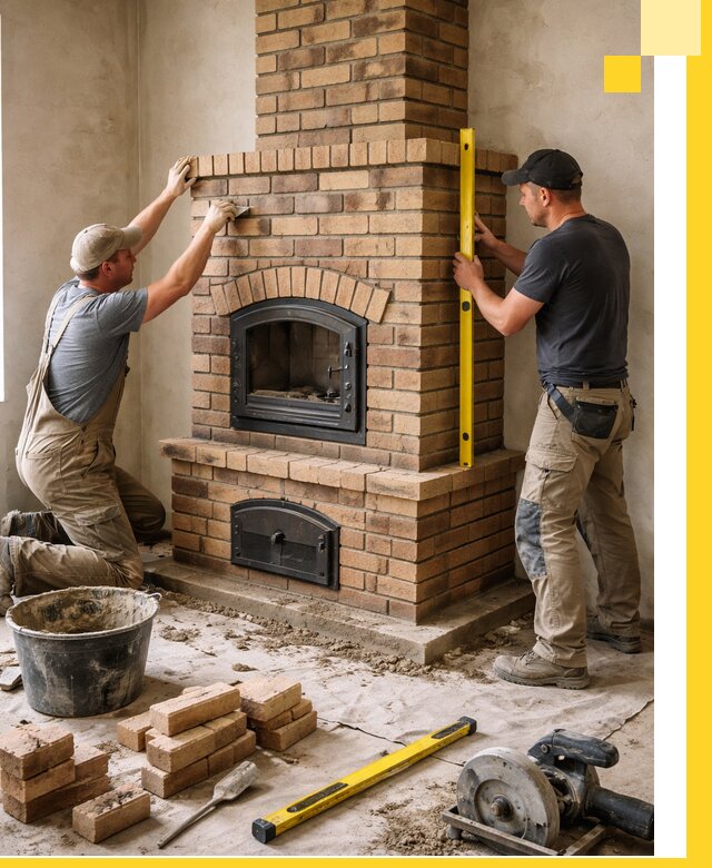 Продажа и установка печей и каминов для дома под ключ в Бирске