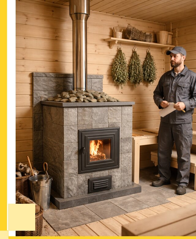 Печи для бани под ключ в Бирске от 124728 р. | ЭриданБрк