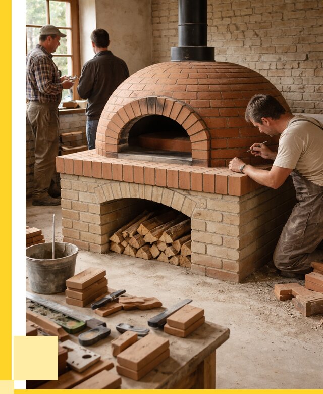 Помпейская печь дровяная для пиццы в Бирске | ЭриданБрк от 207880 р.