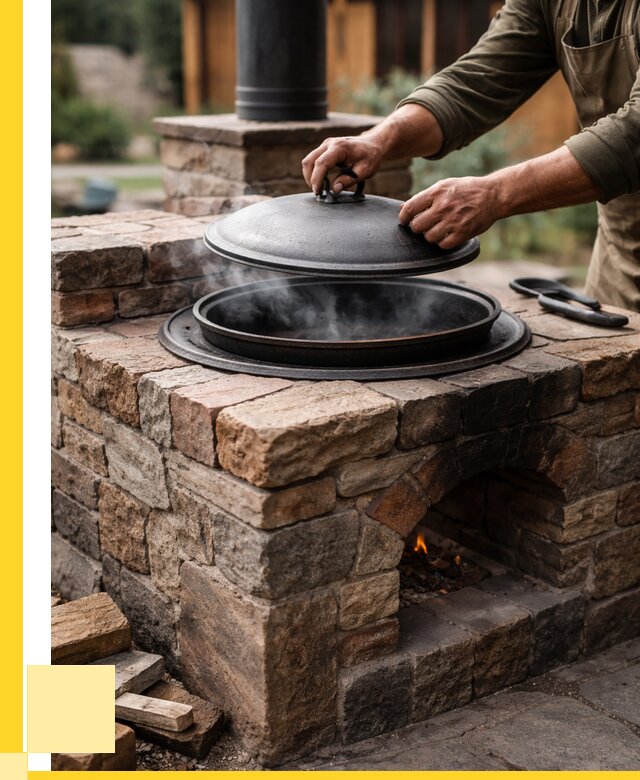 Печи для казана в Бирске по цене от 18709 р. | ЭриданБрк