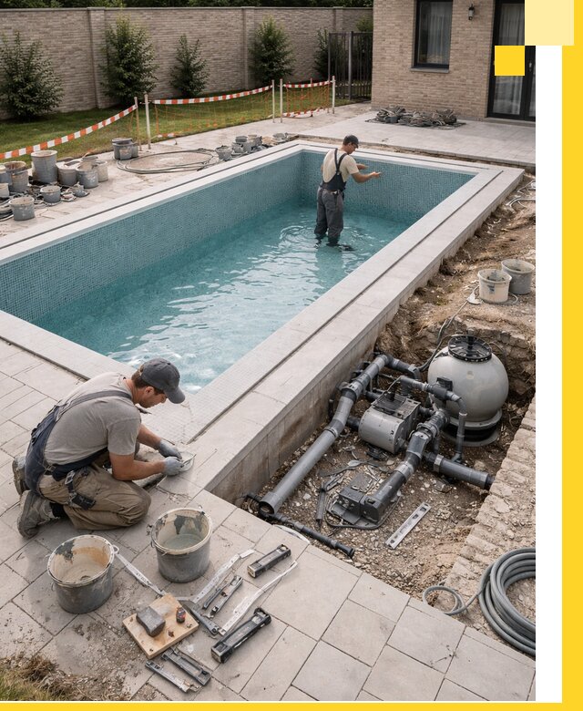 Строительство бассейнов под ключ в Бирске: проекты и монтаж