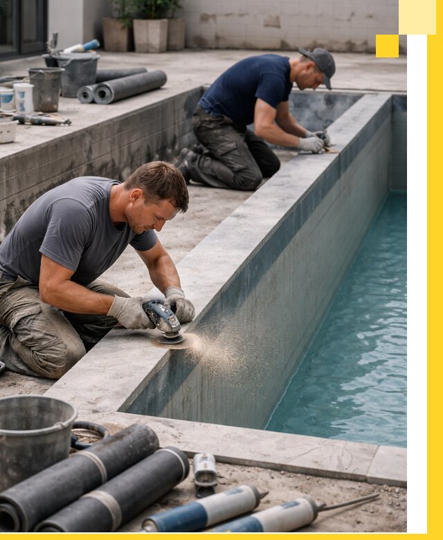 Профессиональный ремонт бассейнов под ключ в Бирске