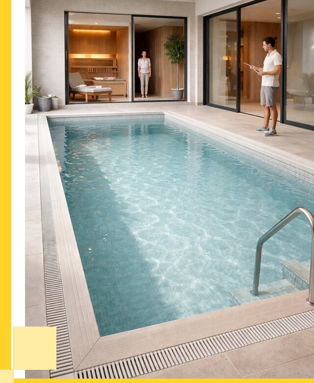 Отделка бассейна пленкой ПВХ в Бирске от 3638 р. - ЭриданБрк