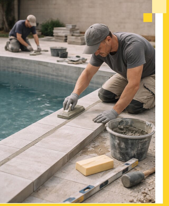 Отделка бассейнов в Бирске: декоративная отделка и гидроизоляция