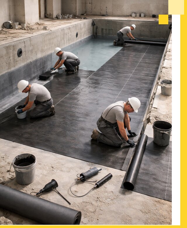 Профессиональная гидроизоляция бассейнов и чаш в Бирске под ключ