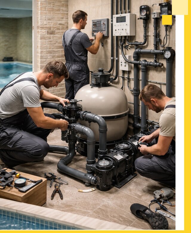 Комплексное оборудование для бассейнов под ключ в Бирске