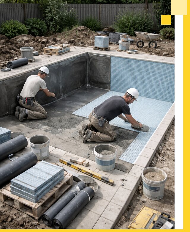 Проектирование и строительство стационарных бассейнов в Бирске