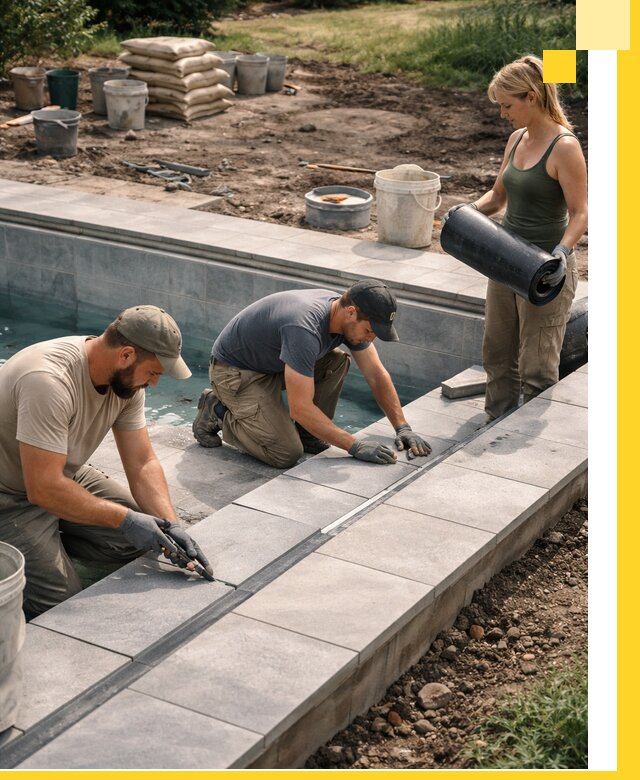 Строительство и монтаж уличных бассейнов под ключ в Бирске