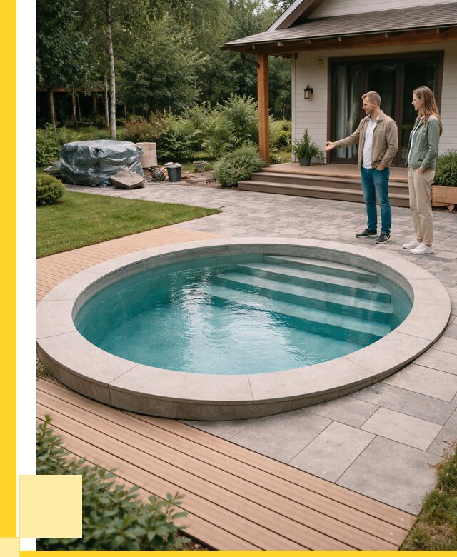 Бассейн на даче под ключ в Бирске от 207880 р., ЭриданБрк