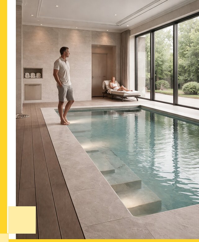 Бассейны в коттедже под ключ в Бирске от 1247280 р. | ЭриданБрк