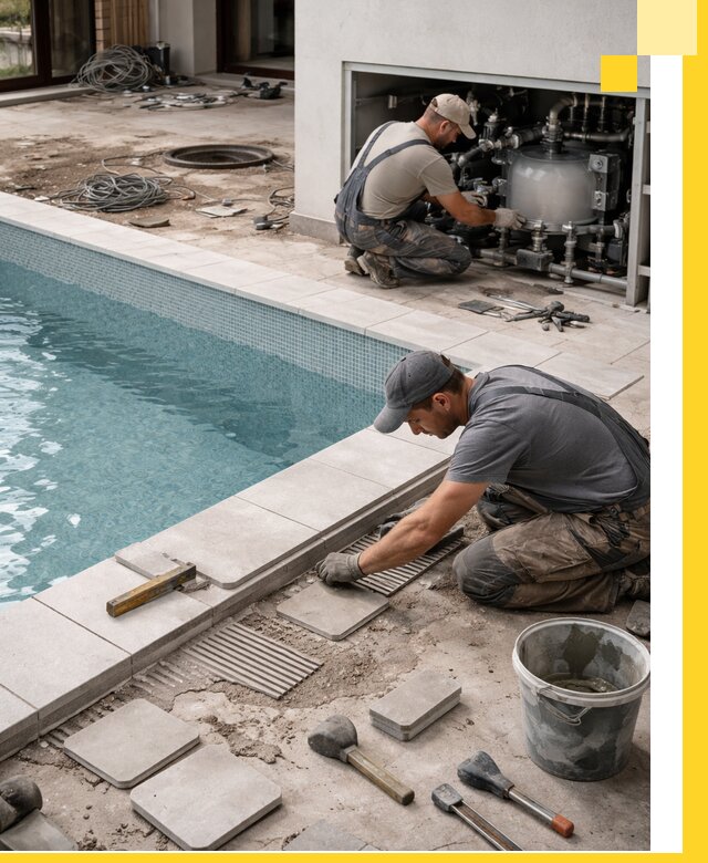 Строительство и монтаж бассейнов в коттедже в Бирске