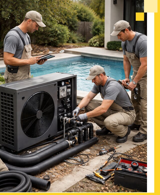 Проектирование и установка тепловых насосов для бассейнов в Бирске