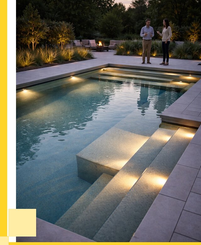 Освещение бассейнов в Бирске под ключ от 25985 р. | ЭриданБрк