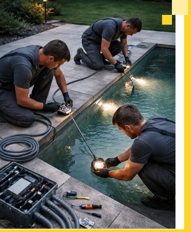 Профессиональное освещение бассейнов в Бирске: дизайн и монтаж