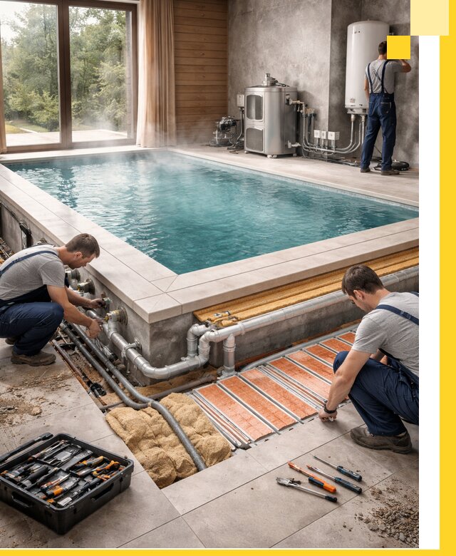 Проектирование и строительство тёплых бассейнов в Бирске