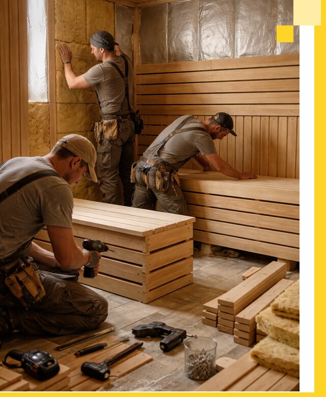 Профессиональное строительство саун под ключ в Бирске