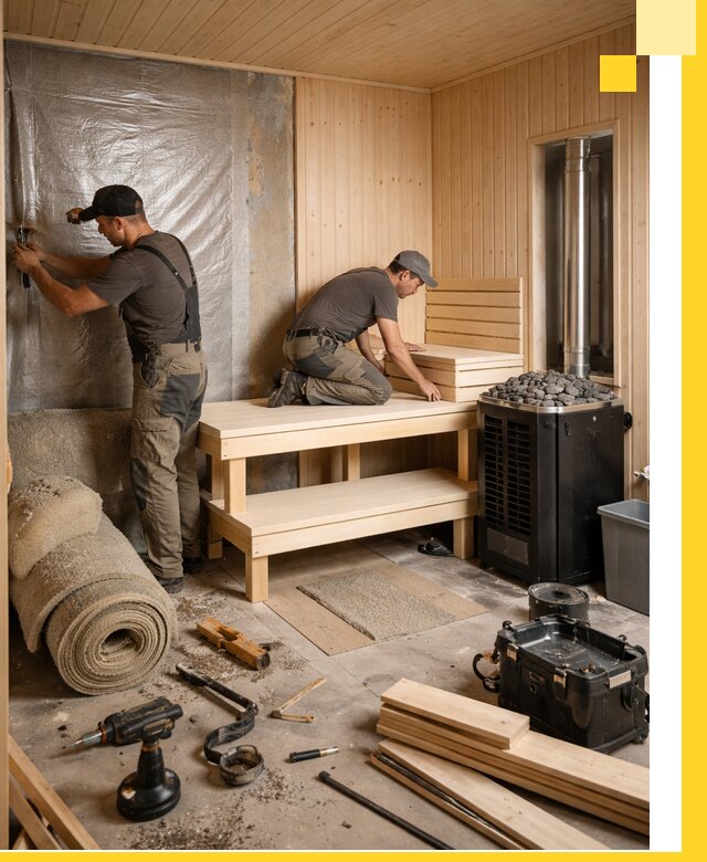 Проекты саун под ключ в Бирске дизайн и строительство