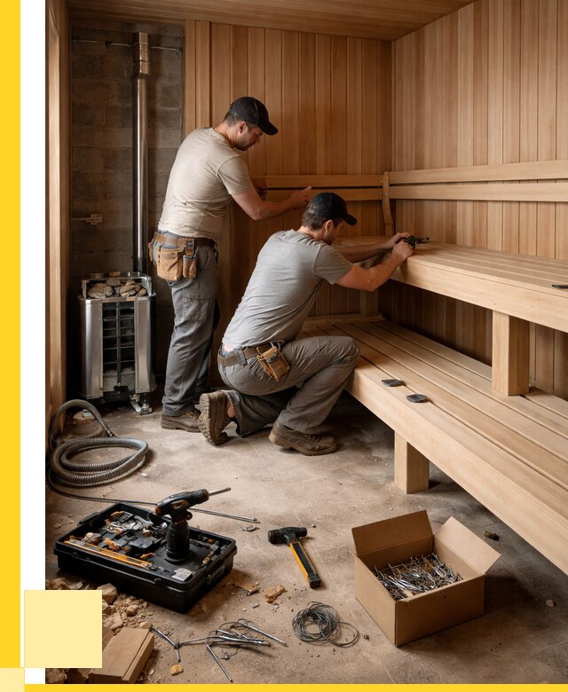 Монтаж саун под ключ в Бирске от 124728 р. | ЭриданБрк