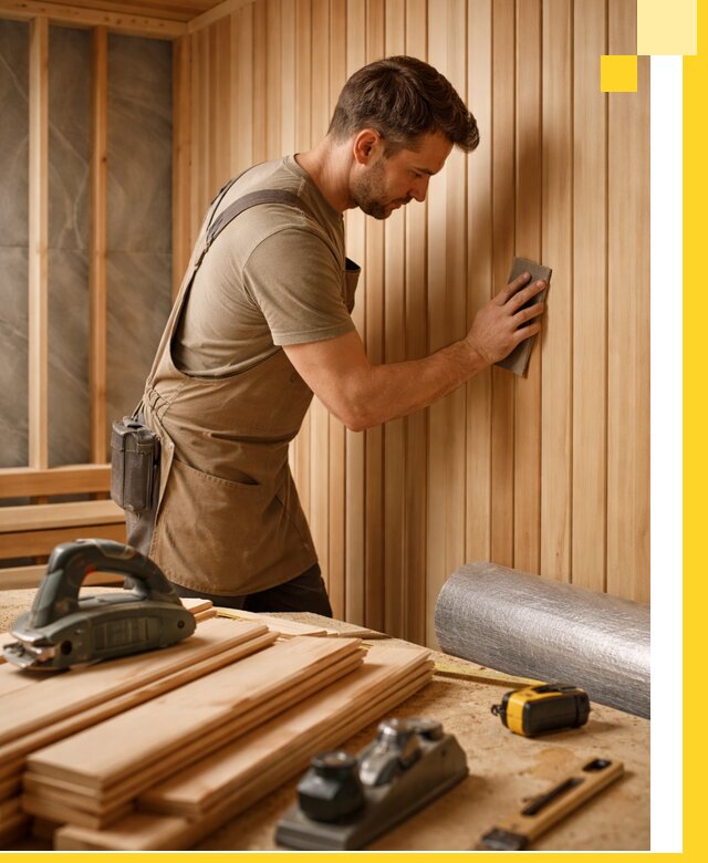 Профессиональная отделка саун и парных под ключ в Бирске