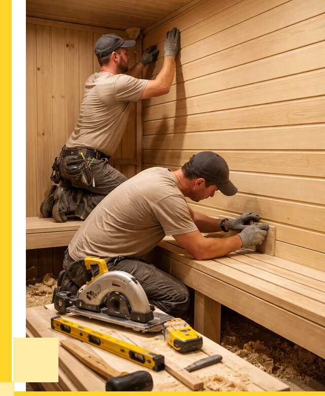 Обшивка саун вагонкой в Бирске от 2599 р. | ЭриданБрк