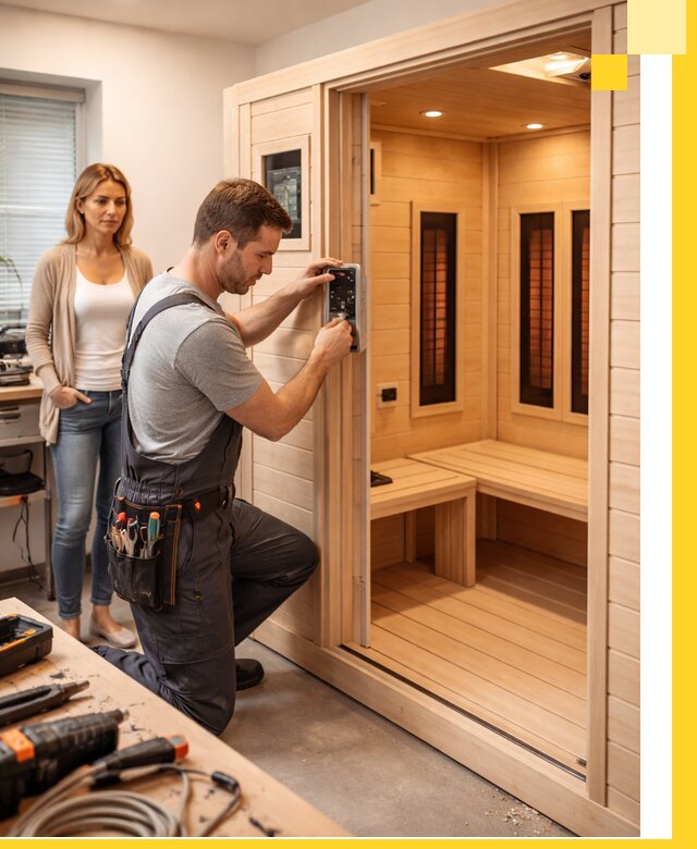 Инфракрасные сауны под ключ в Бирске продажа и установка