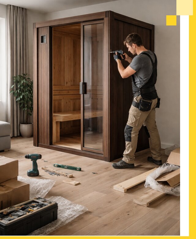 Установка и производство мини саун под ключ в Бирске