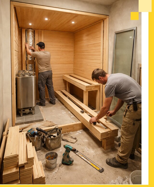 Проектирование и установка домашних саун под ключ в Бирске