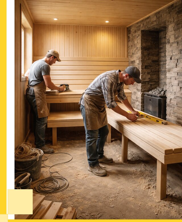 Отделка бани в Бирске: внутренняя отделка от 3118 р. | ЭриданБрк