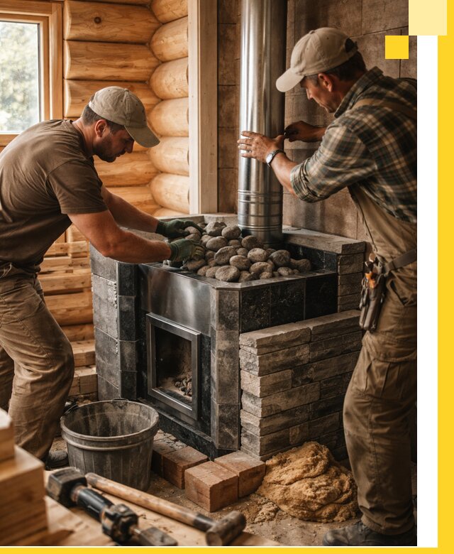 Строительство и отделка русских бань под ключ в Бирске