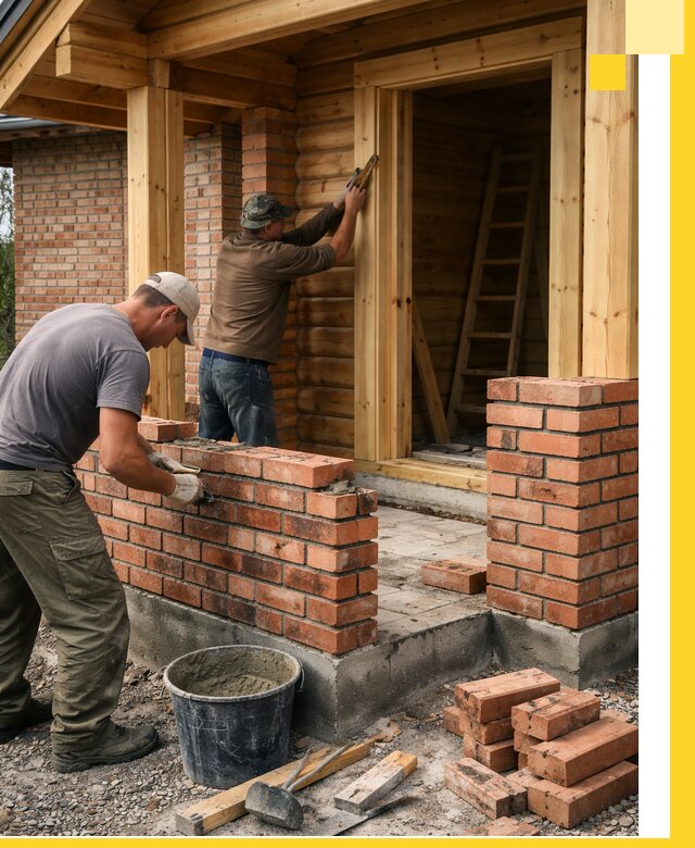 Строительство кирпичных бань под ключ в Бирске с гарантией качества