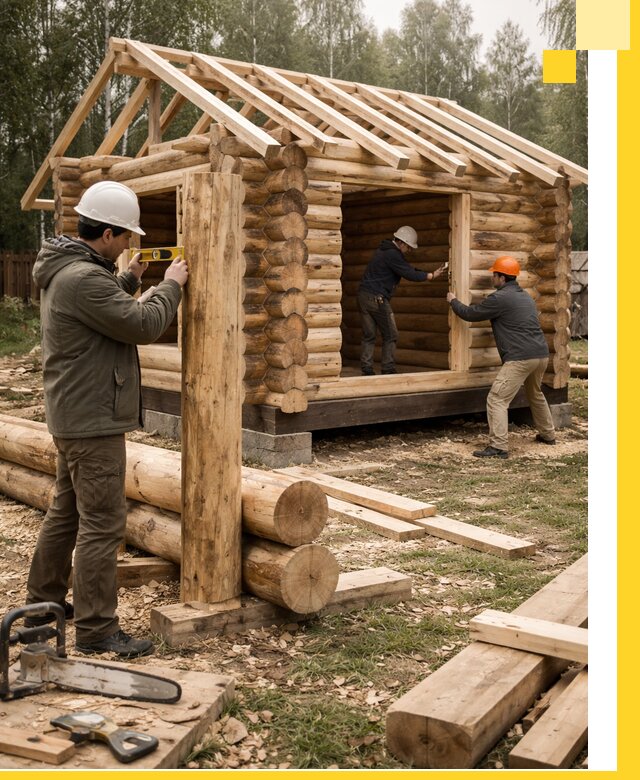 Строительство бань для дачи под ключ в Бирске с доставкой и монтажом