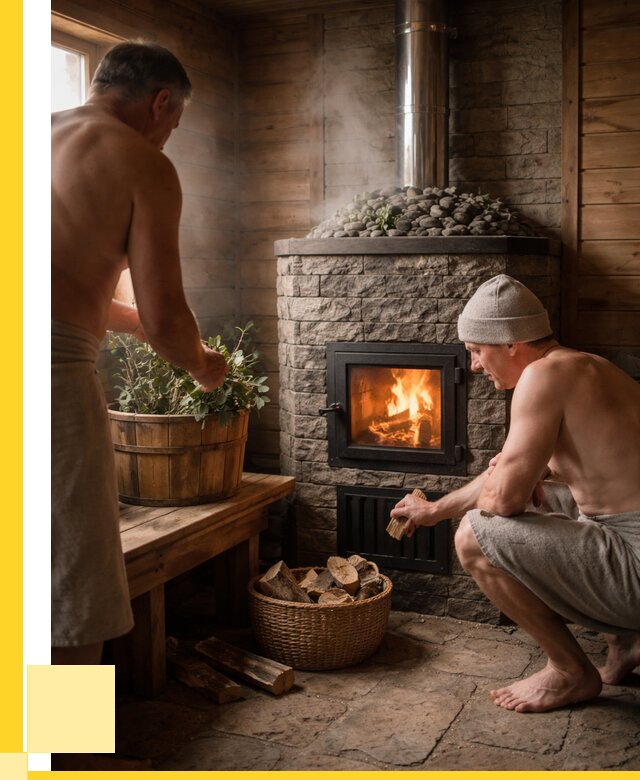 Банные печи под ключ в Бирске от 46773 р. | ЭриданБрк кирпичная